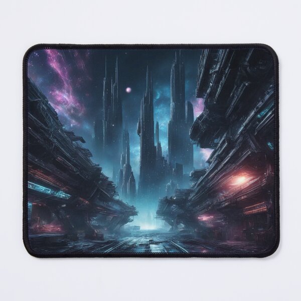 Item preview, Spaceport, Science Fiction, Digital Painting designed and sold by Burn-Ego.