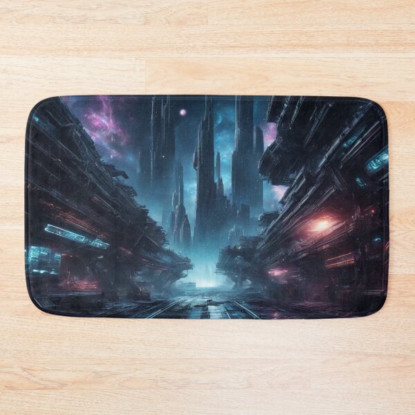 Item preview, Spaceport, Science Fiction, Digital Painting designed and sold by Burn-Ego.