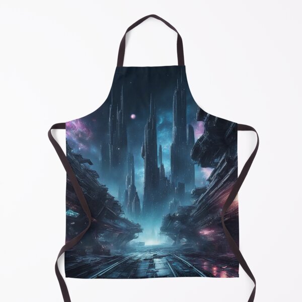 Item preview, Spaceport, Science Fiction, Digital Painting designed and sold by Burn-Ego.