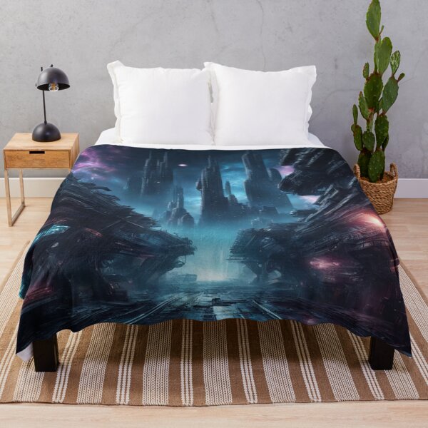 Item preview, Spaceport, Science Fiction, Digital Painting designed and sold by Burn-Ego.