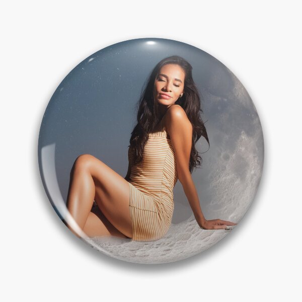 Item preview, beautiful woman seated on moon AI generated designed and sold by europephotos.