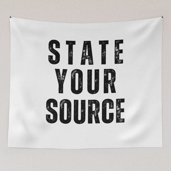 Item preview, State your source designed and sold by sydney-syder.