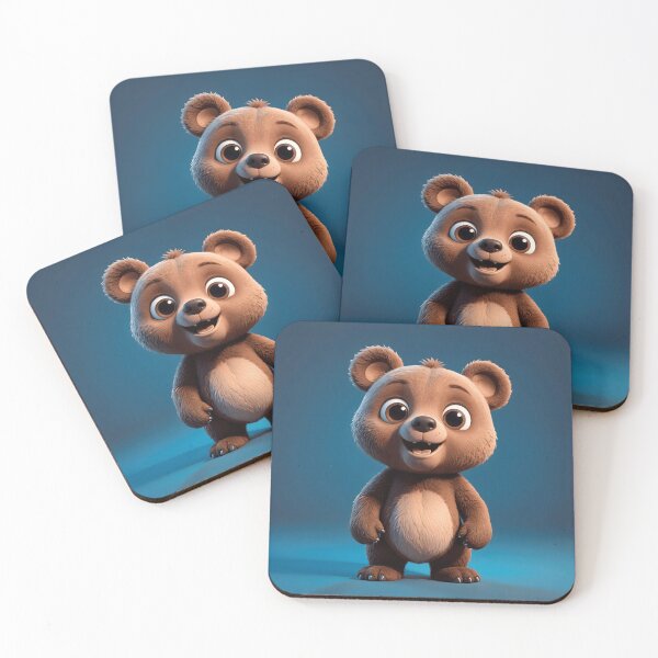 Item preview, A Cute Bear With Large Eyes And A Friendly Expression designed and sold by Adelberton.