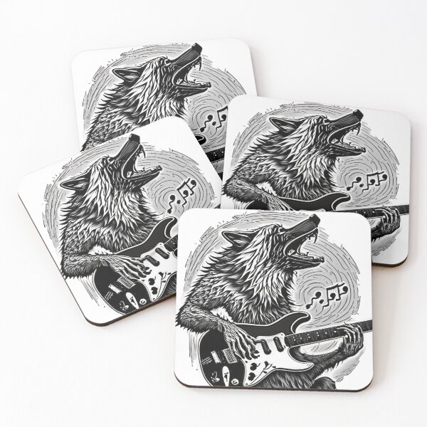 Item preview, Howling Wolf Guitar 2 designed and sold by SmARTNiki.