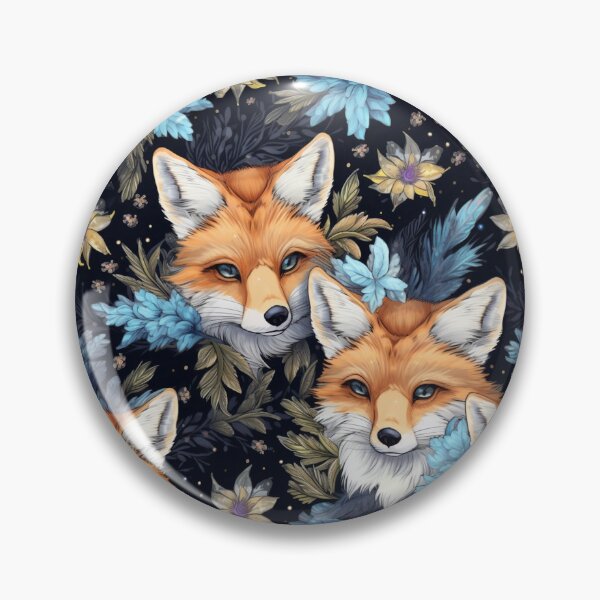 Item preview, Cute Floral Fox designed and sold by RasytaStore.