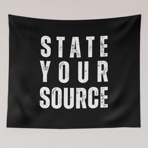 Item preview, State your source designed and sold by sydney-syder.