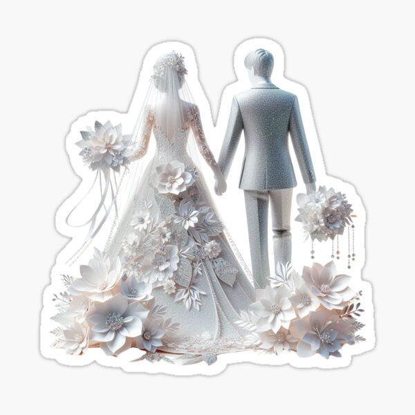 Item preview, Wedding Couple Bride Groom designed and sold by deniz kaya.