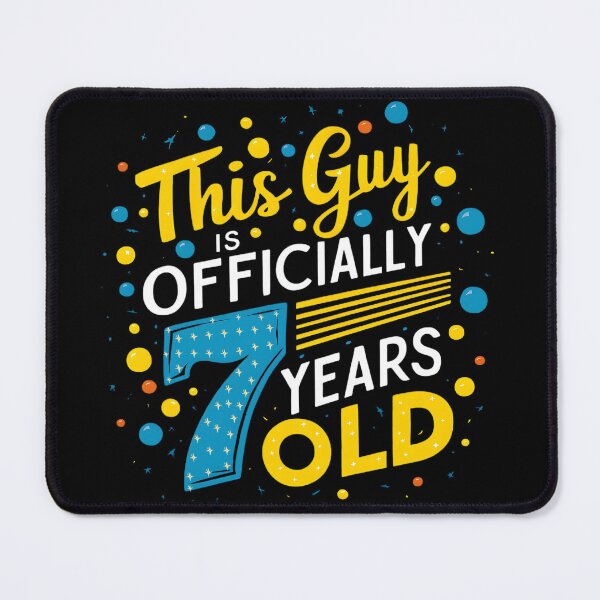 Item preview, Boys 7th Birthday Shirt - This Guy Is Officially 7 Years Old Boys Birthday Shirt by Really Awesome Shirts Baseball T-Shirt designed and sold by blackBubble1.