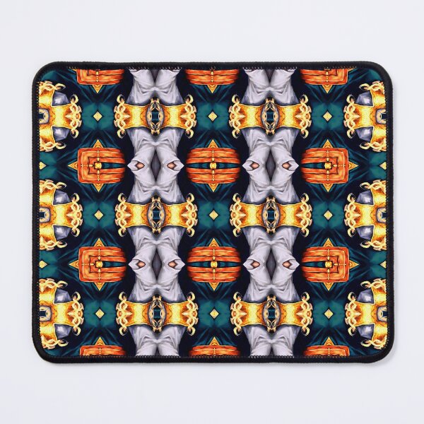 Item preview, Elegant Gold Silver Orange Baroque Pattern designed and sold by mittie101.