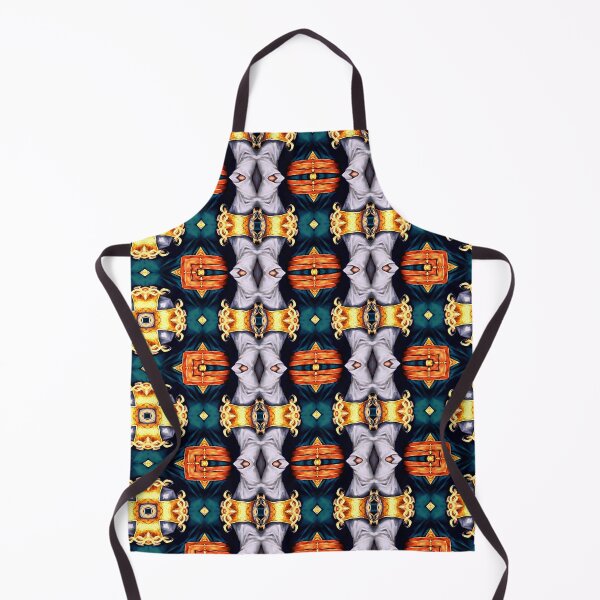 Item preview, Elegant Gold Silver Orange Baroque Pattern designed and sold by mittie101.