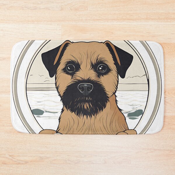 Item preview, Traveler dog in the sea Border Terrier dog onwer  designed and sold by GoodyPaws.