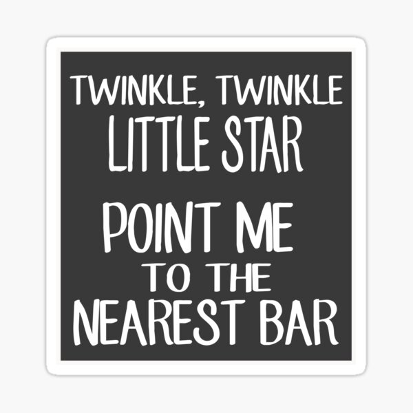 nearest-bar-sticker-for-sale-by-mommylife-redbubble