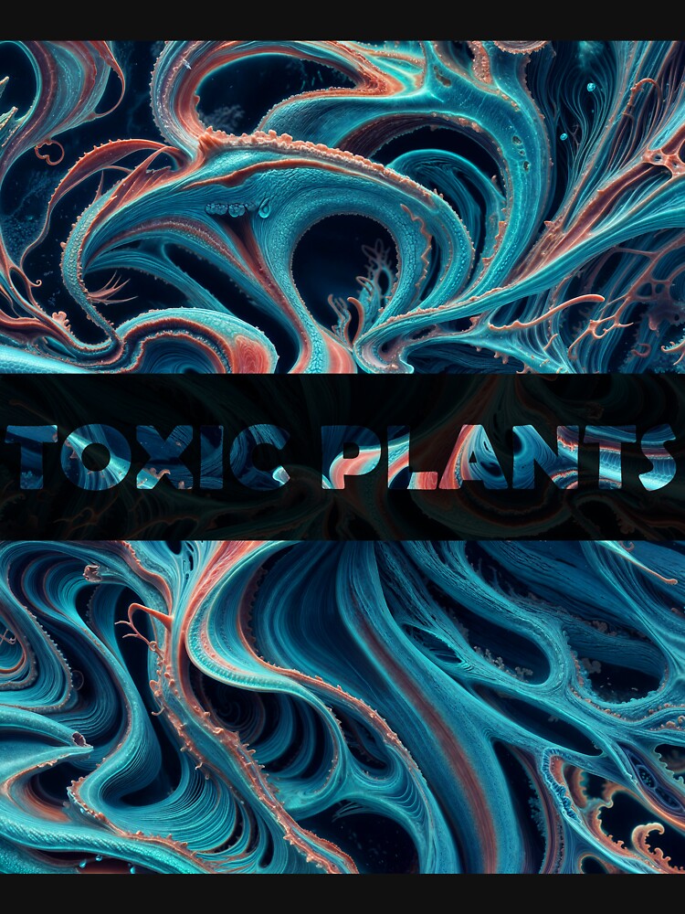 Aperçu 7 sur 7. T-shirt respirant avec l'œuvre Toxic plant 87 créée et vendue par oduchossoir.