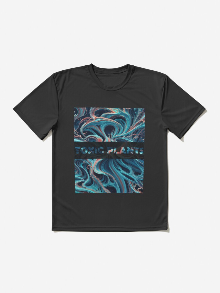 Aperçu 2 sur 7. T-shirt respirant avec l'œuvre Toxic plant 87 créée et vendue par oduchossoir.