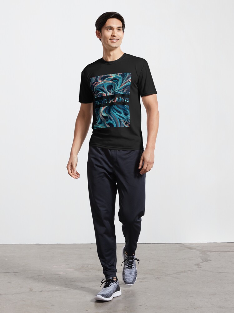 Aperçu 5 sur 7. T-shirt respirant avec l'œuvre Toxic plant 87 créée et vendue par oduchossoir.