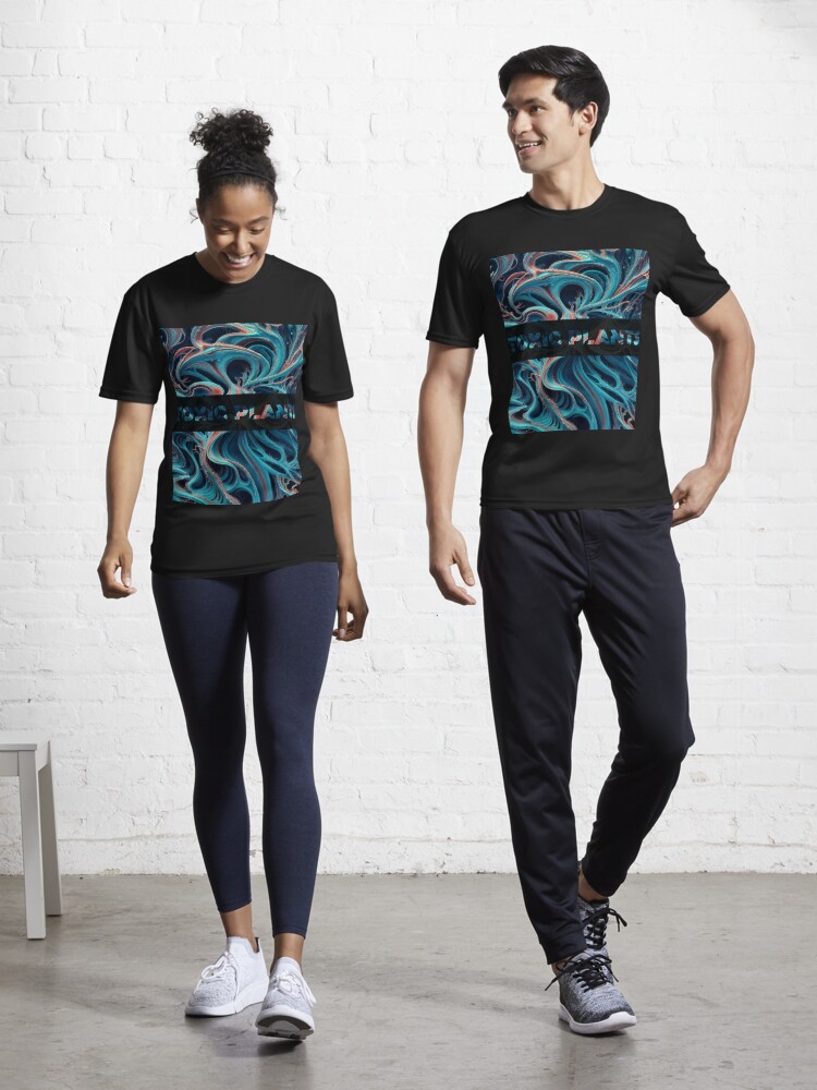 Aperçu 1 sur 7. T-shirt respirant avec l'œuvre Toxic plant 87 créée et vendue par oduchossoir.