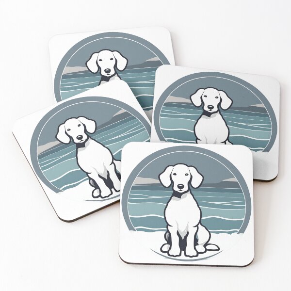 Item preview, Traveler dog in the sea Bedlington terrier dog onwer  designed and sold by GoodyPaws.