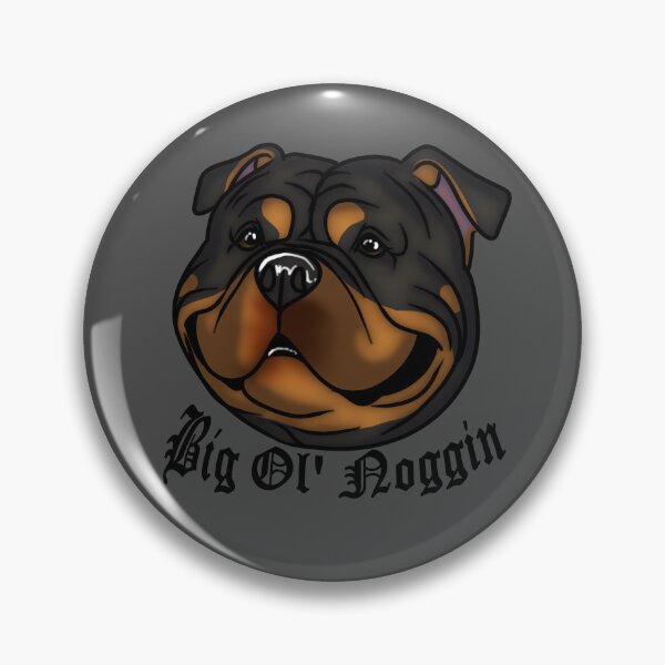 Item preview, ||Big Ol' Noggin|| American Bully Sticker - Black designed and sold by Bullyscape.