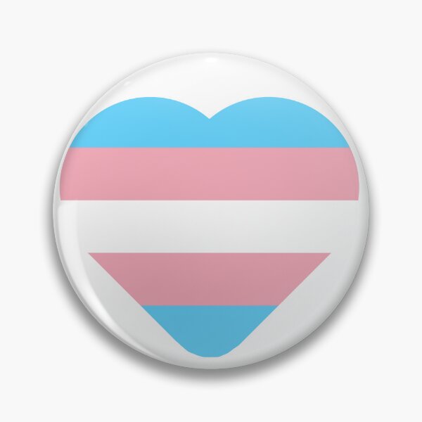 Item preview, Pride trans heart designed and sold by FluffyPixels.