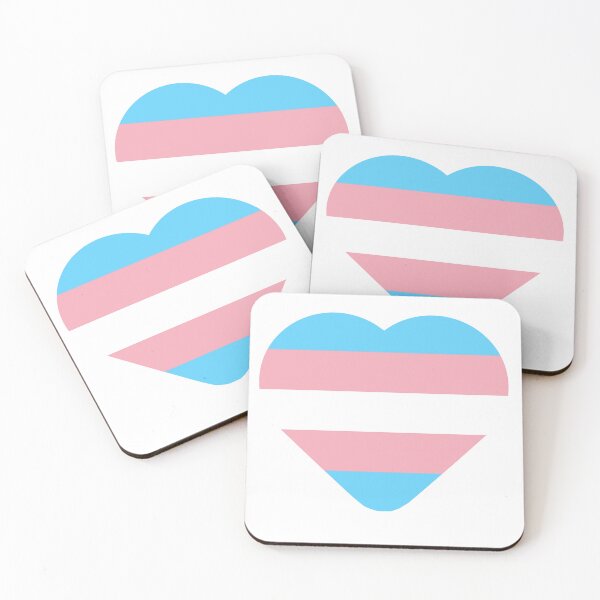 Item preview, Pride trans heart designed and sold by FluffyPixels.