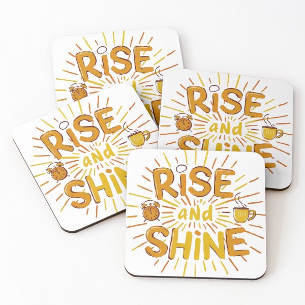 Item preview, Sunrise Coffee Wakeup, word & typography art designed and sold by Fashiospice07.