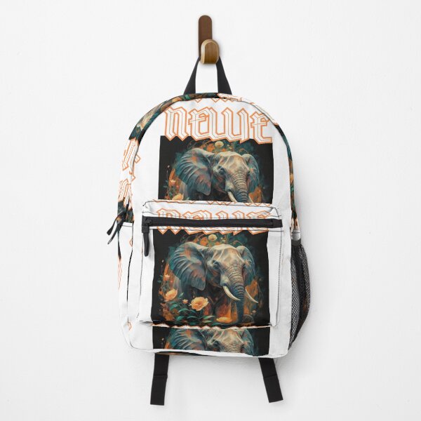 Item preview,  Nellie Elephant with roses in indian happy van gogh style cute romantic gifts designed and sold by thankful-loco.