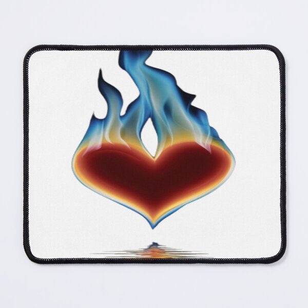 Item preview, Burning heart over the water designed and sold by smartlogo_factory.