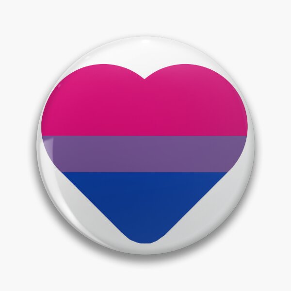 Item preview, Pride bisexual heart designed and sold by FluffyPixels.
