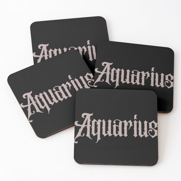 Item preview, Gothic Aquarius Zodiac Sign designed and sold by Hellofriendco.