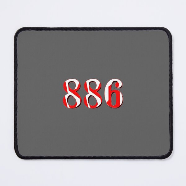Item preview, number eight hundred and eighty six digit 886 order sequence team member age designed and sold by 4rpixs.