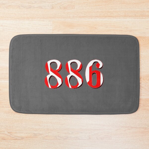 Item preview, number eight hundred and eighty six digit 886 order sequence team member age designed and sold by 4rpixs.