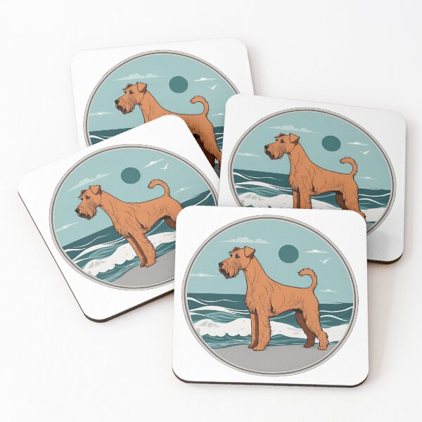 Item preview, Traveler dog in the sea Irish Terrier dog onwer  designed and sold by GoodyPaws.