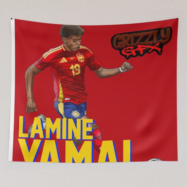 Item preview, Lamine Yamal: Spain’s Next Football Phenom designed and sold by GrizzlyCollective.