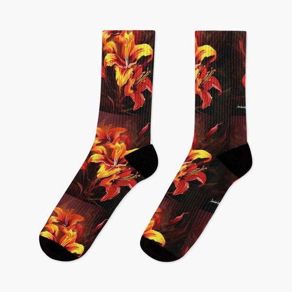 Item preview, Summer Evening Fire Lilly  designed and sold by Junior's Digital Designs.