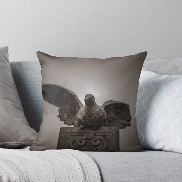 Item preview, Fine Art Photograph Made With Toy Camera - Bird Memorial Statue designed and sold by Christopher Ball.