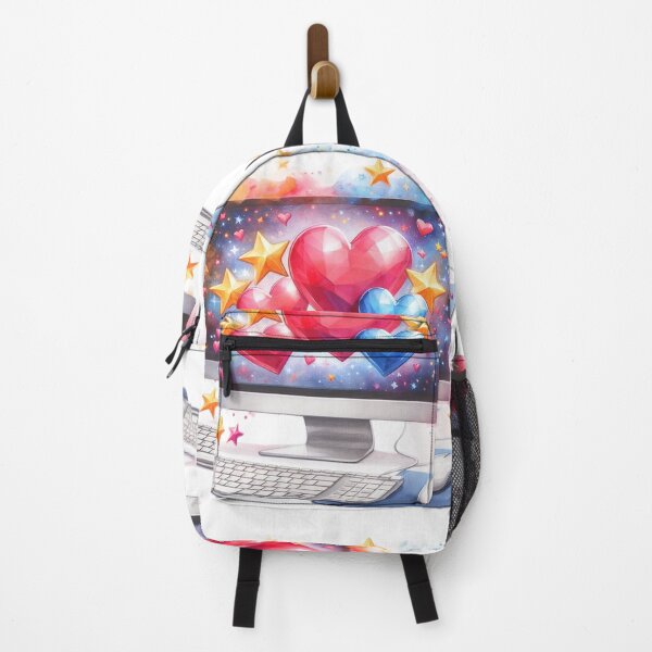 Item preview, Colourful Computer ,Hearts,Stars designed and sold by deniz kaya.