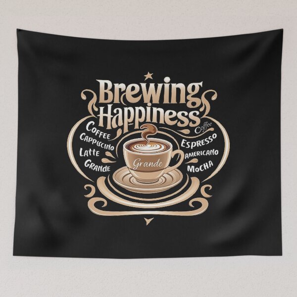 Item preview, Brew Happy: Coffee Latte Love designed and sold by T3goods.