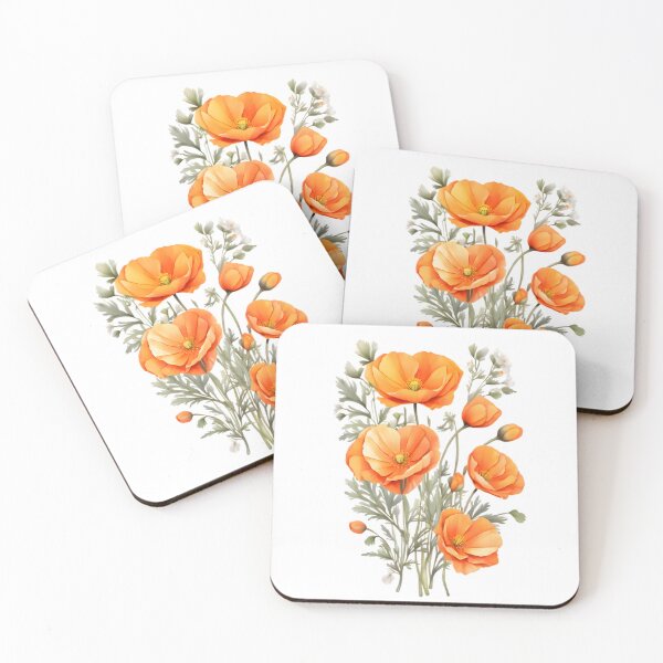 Item preview, California Poppy (Eschscholzia californica) designed and sold by HOMETOWN86.