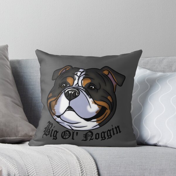 Item preview, ||Big Ol' Noggin|| American Bully Sticker - Black designed and sold by Bullyscape.