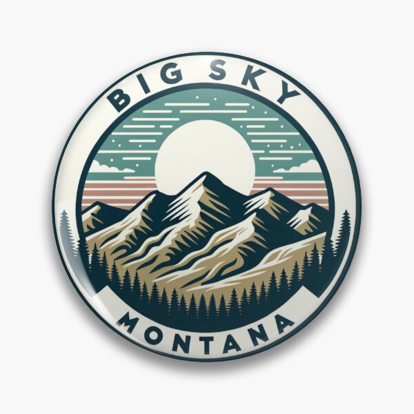 Item preview, Vintage Big Sky Montana  designed and sold by BassHeadMomma.