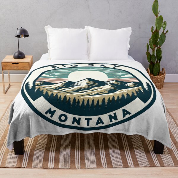 Item preview, Vintage Big Sky Montana  designed and sold by BassHeadMomma.