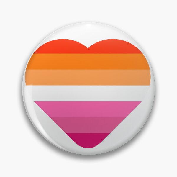 Item preview, Pride lesbian heart designed and sold by FluffyPixels.