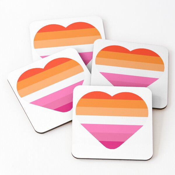 Item preview, Pride lesbian heart designed and sold by FluffyPixels.