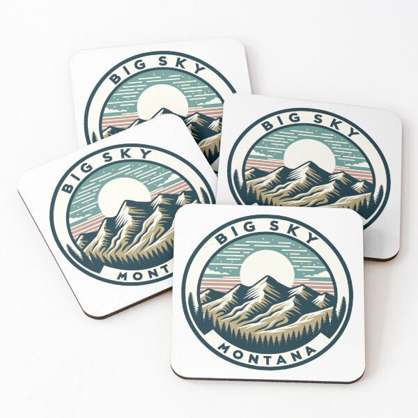 Item preview, Vintage Big Sky Montana  designed and sold by BassHeadMomma.