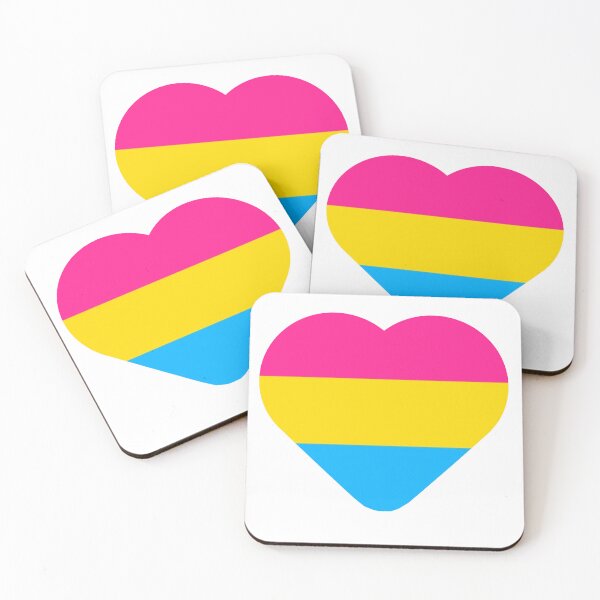 Item preview, Pride pansexual heart designed and sold by FluffyPixels.