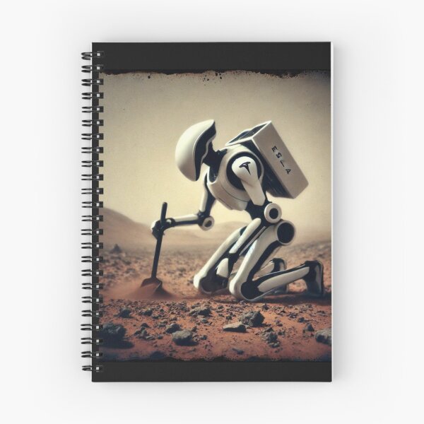 Item preview, Tesla bot designed and sold by TEEJAMBOREE.