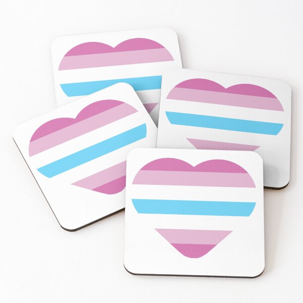 Item preview, Pride femboy heart designed and sold by FluffyPixels.