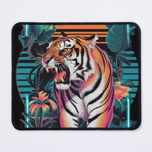 Item preview, Retro Jungle Fury: The Roaring Tiger designed and sold by Exodoi.