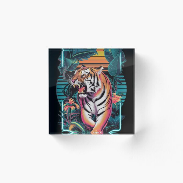 Item preview, Retro Jungle Fury: El tigre rugiente designed and sold by Exodoi.