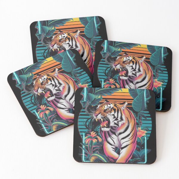 Item preview, Retro Jungle Fury: The Roaring Tiger designed and sold by Exodoi.